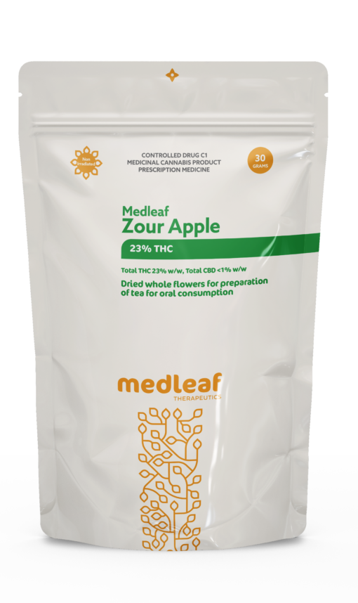 Medleaf Zour Apple High THC 23% 30g (Indica)