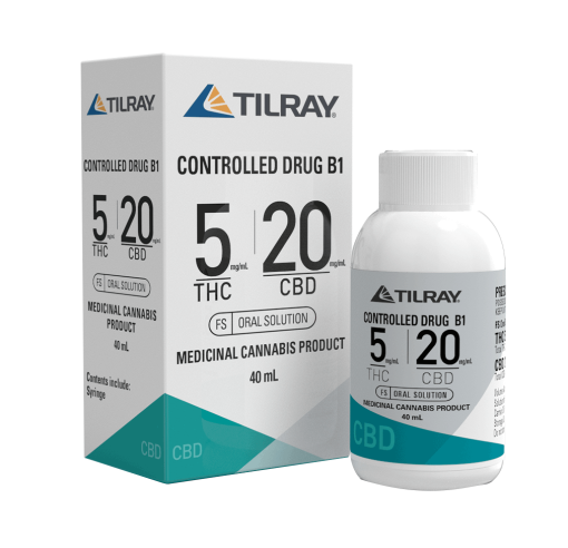 Tilray 5/20 Full Spectrum (THC5:CBD20) 40ml