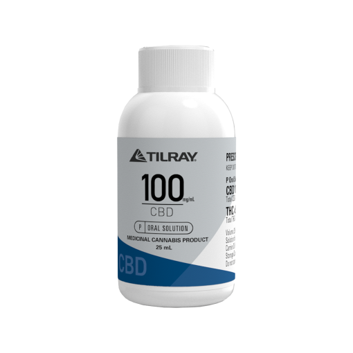 Tilray CBD100 Isolate CBD Oil (2500mg & 4000mg)